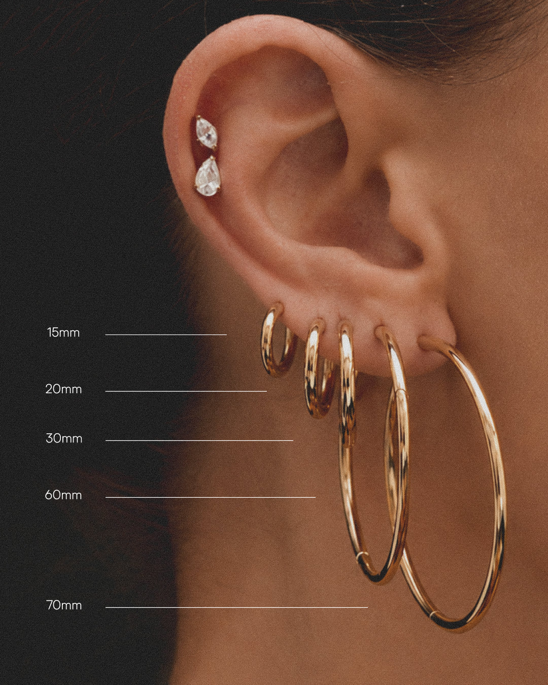 30mm Sleeper Hoops - Image 3