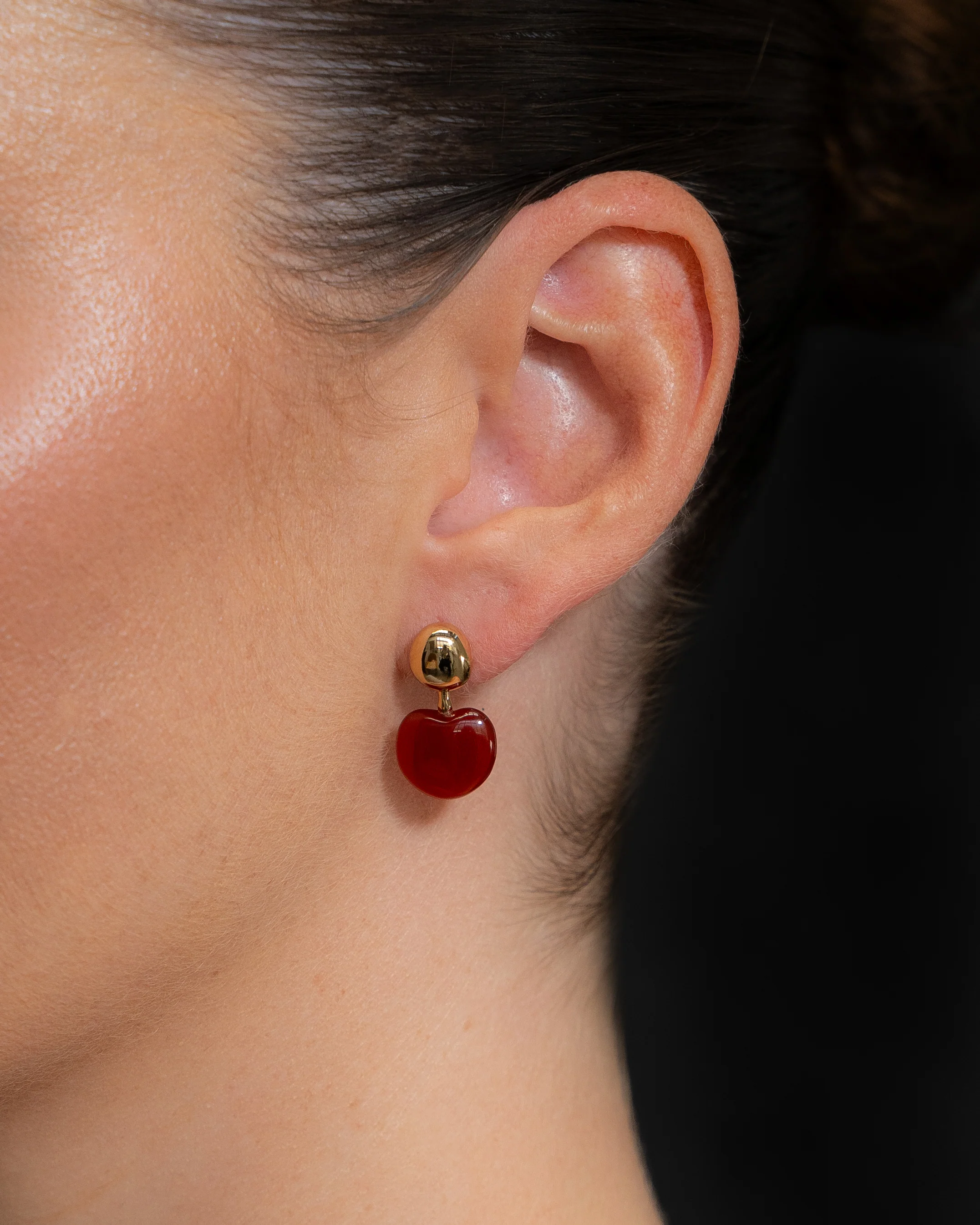 Cherry Agate Earrings - Image 2