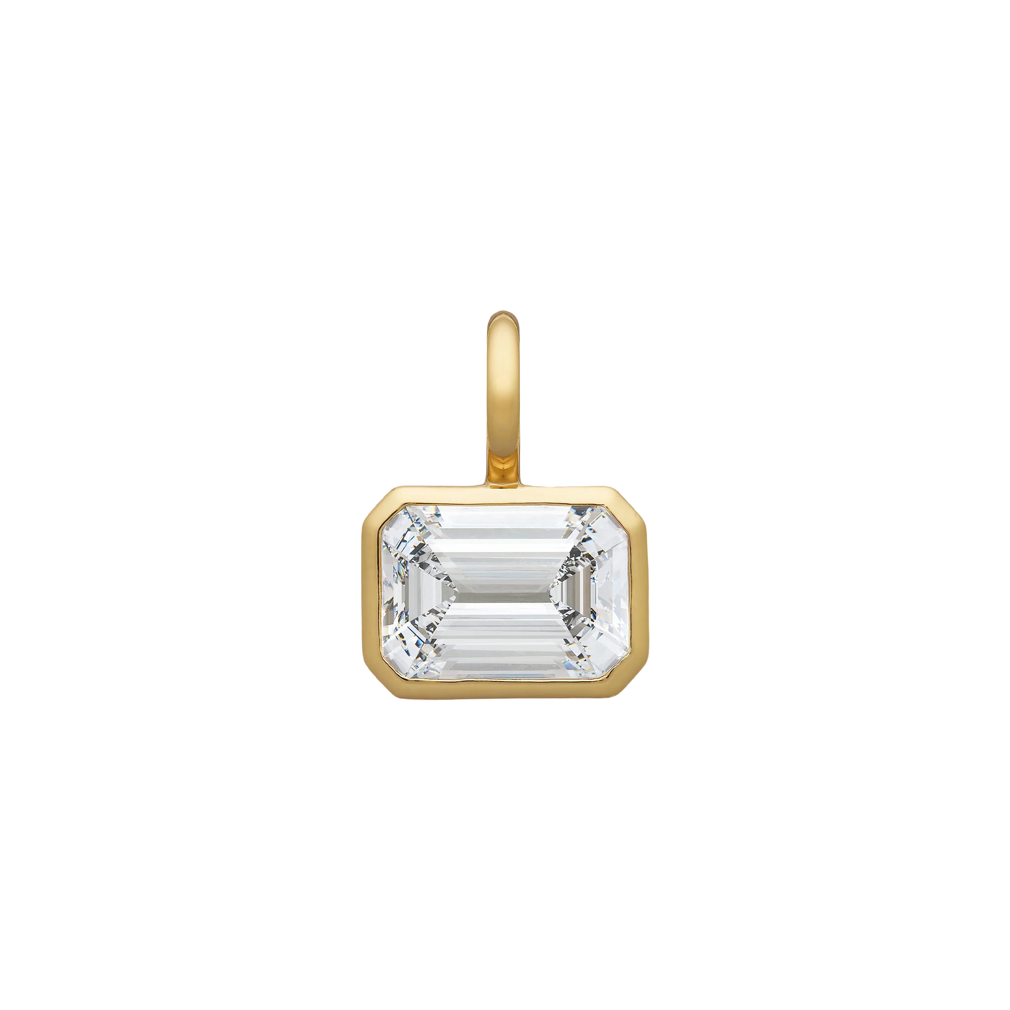 Emerald Bezel Pendant