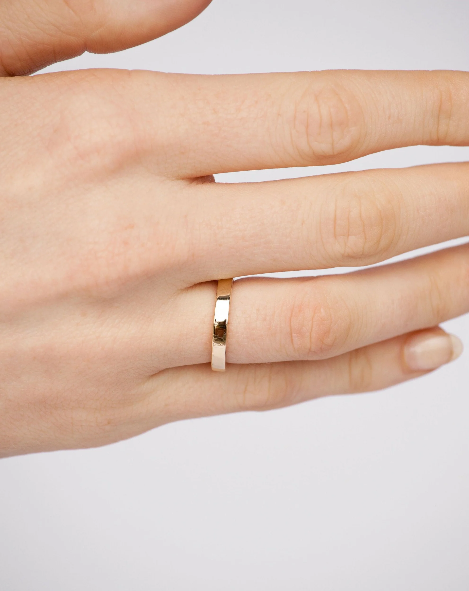 His and Hers Ring Band | 14k Solid Gold - Image 9