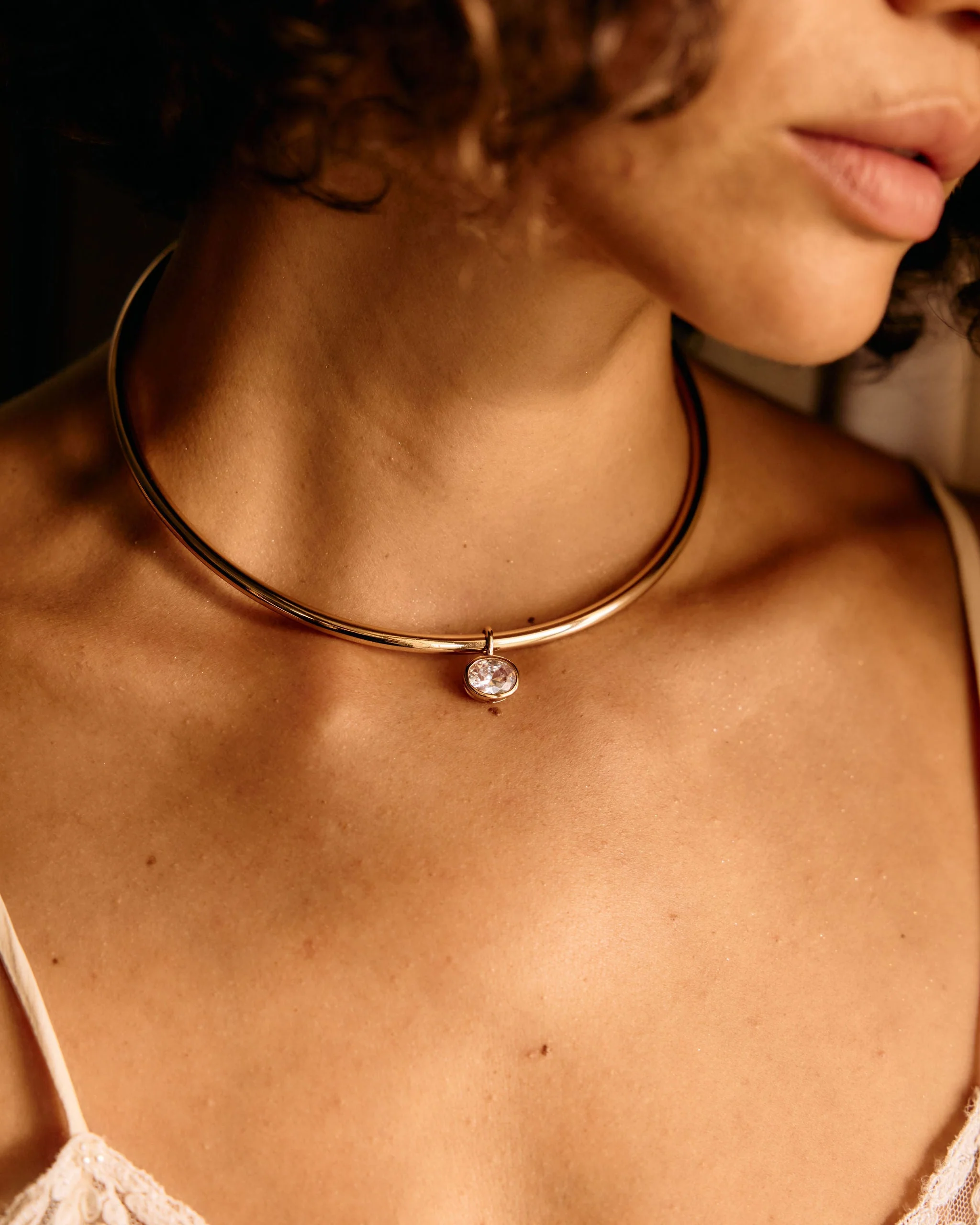 Oval Bezel Pendant - Image 2