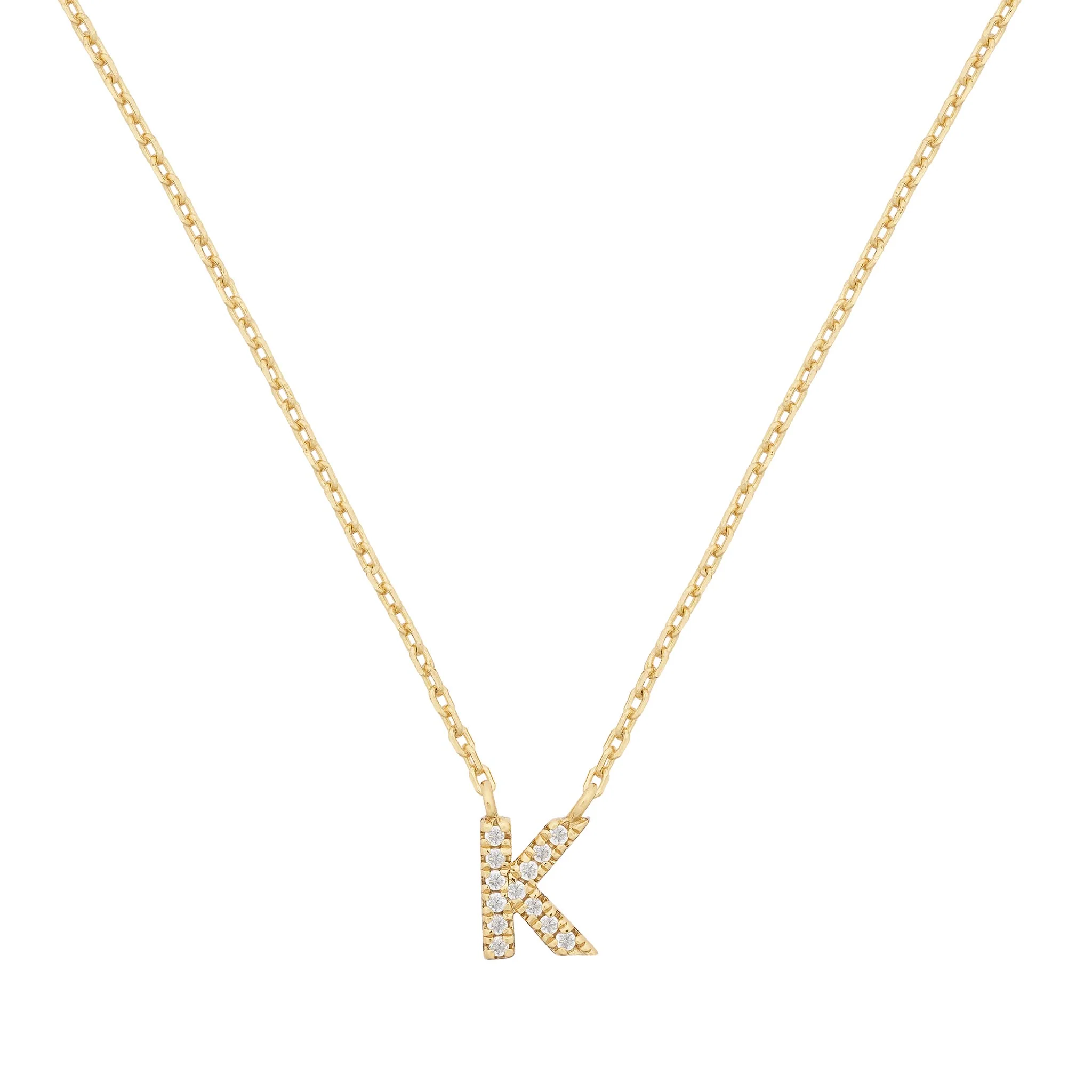 Pavé Initial Necklace - Image 24