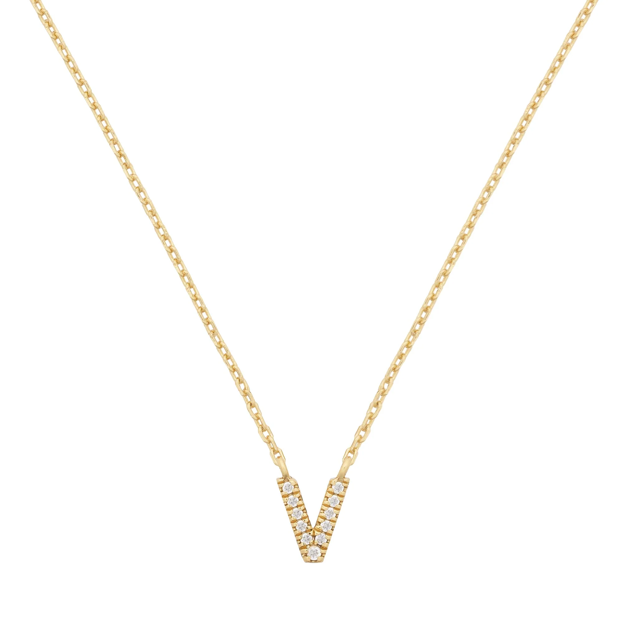 Pavé Initial Necklace - Image 35