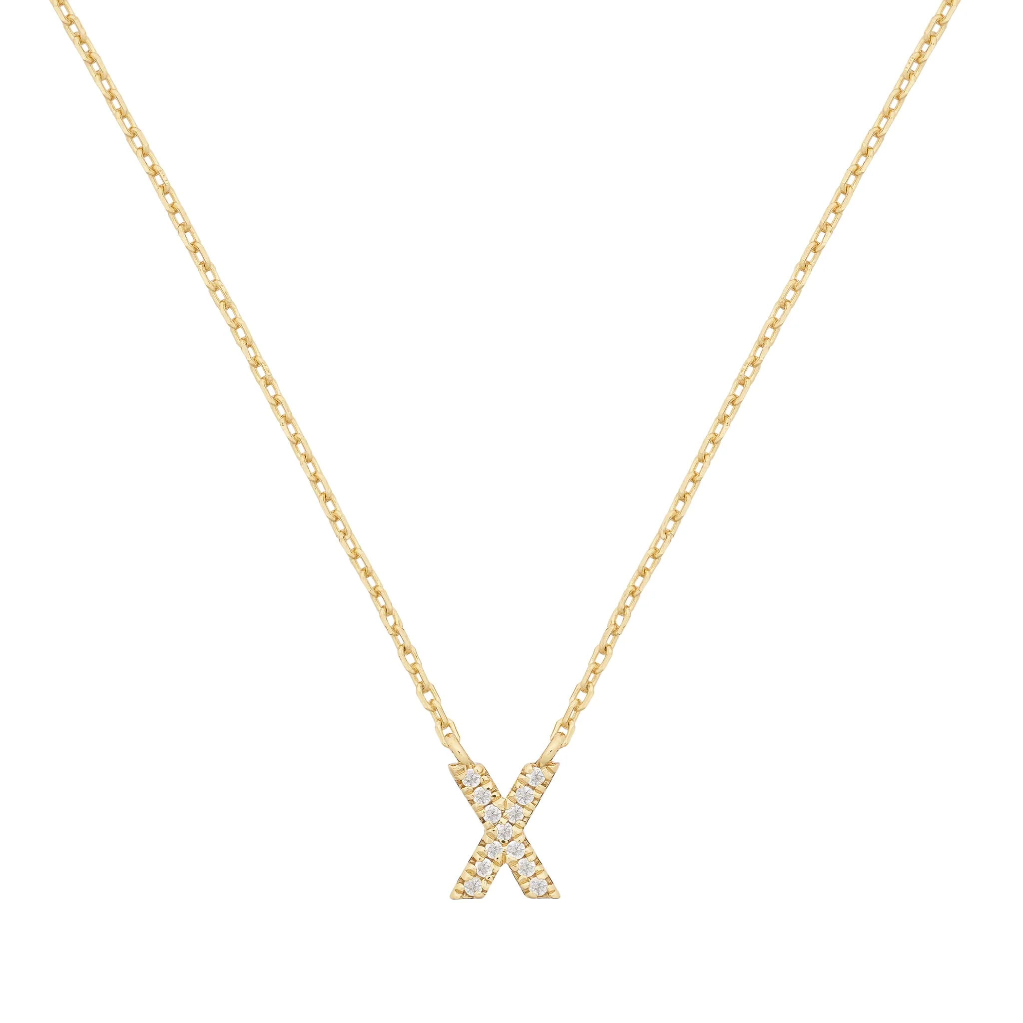 Pavé Initial Necklace - Image 37