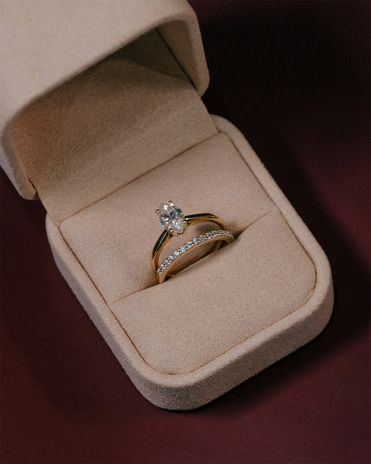 Pavé Moissanite Ring Band | Platinum - Image 7