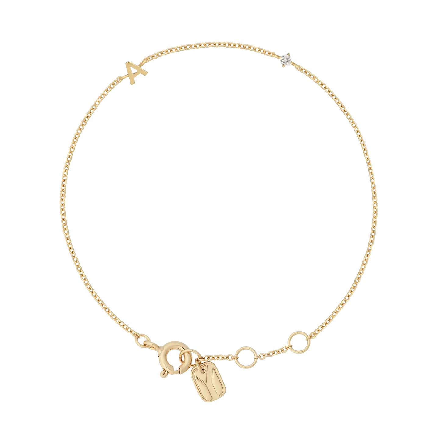 Petite Initial Bracelet