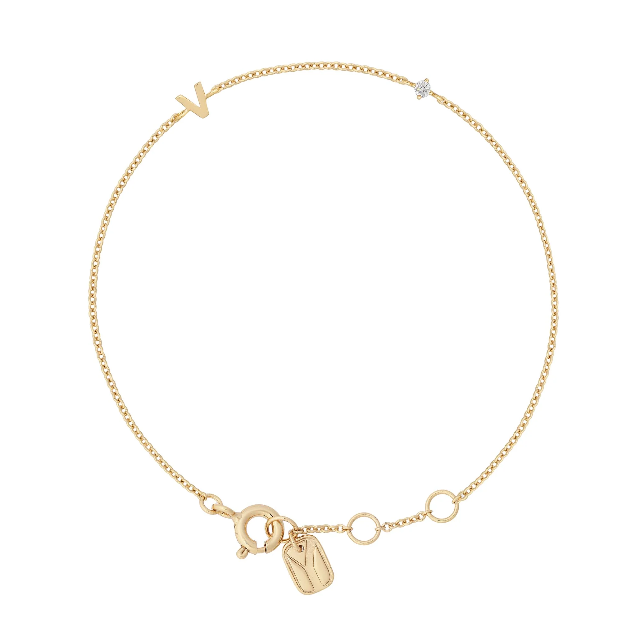 Petite Initial Bracelet - Image 24