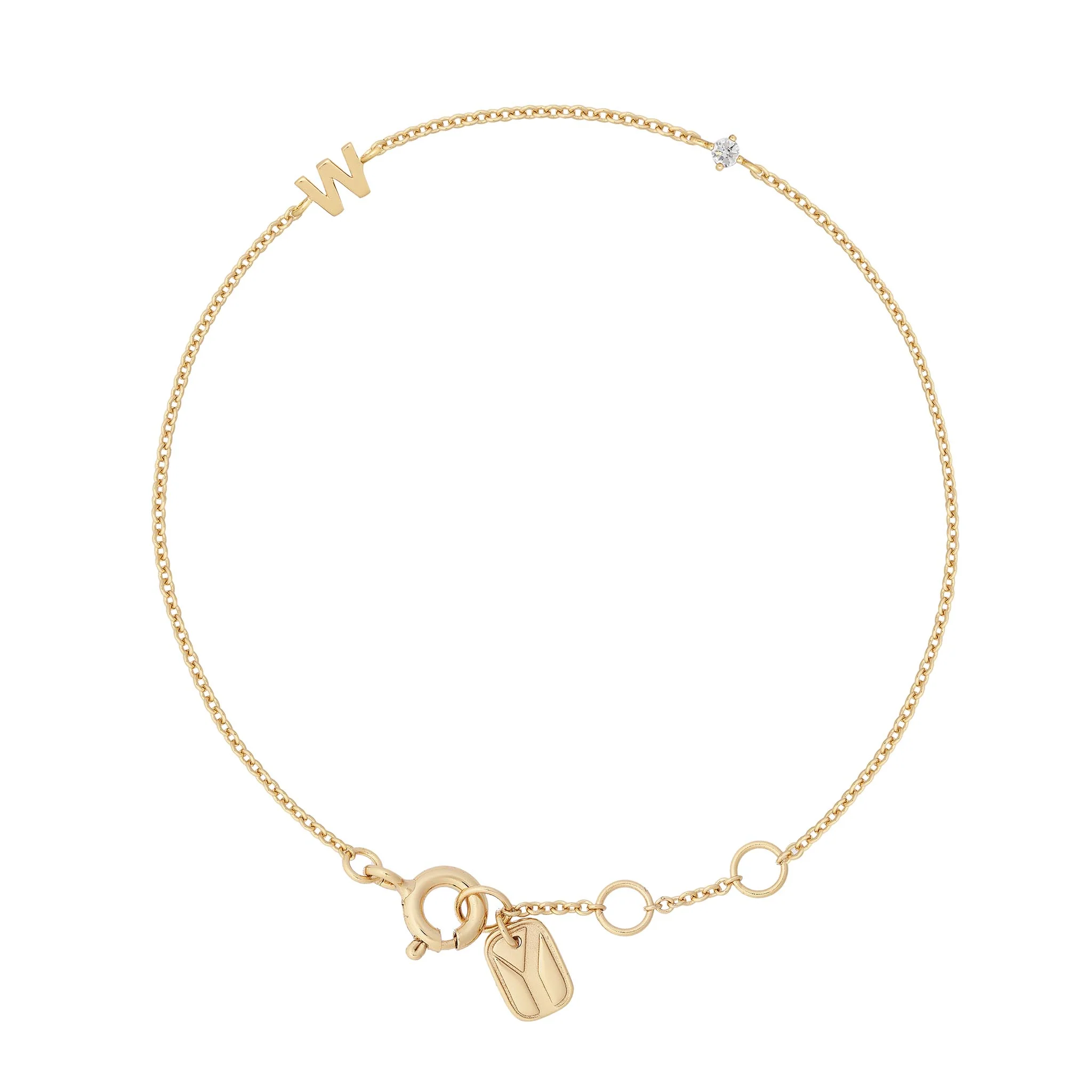 Petite Initial Bracelet - Image 25