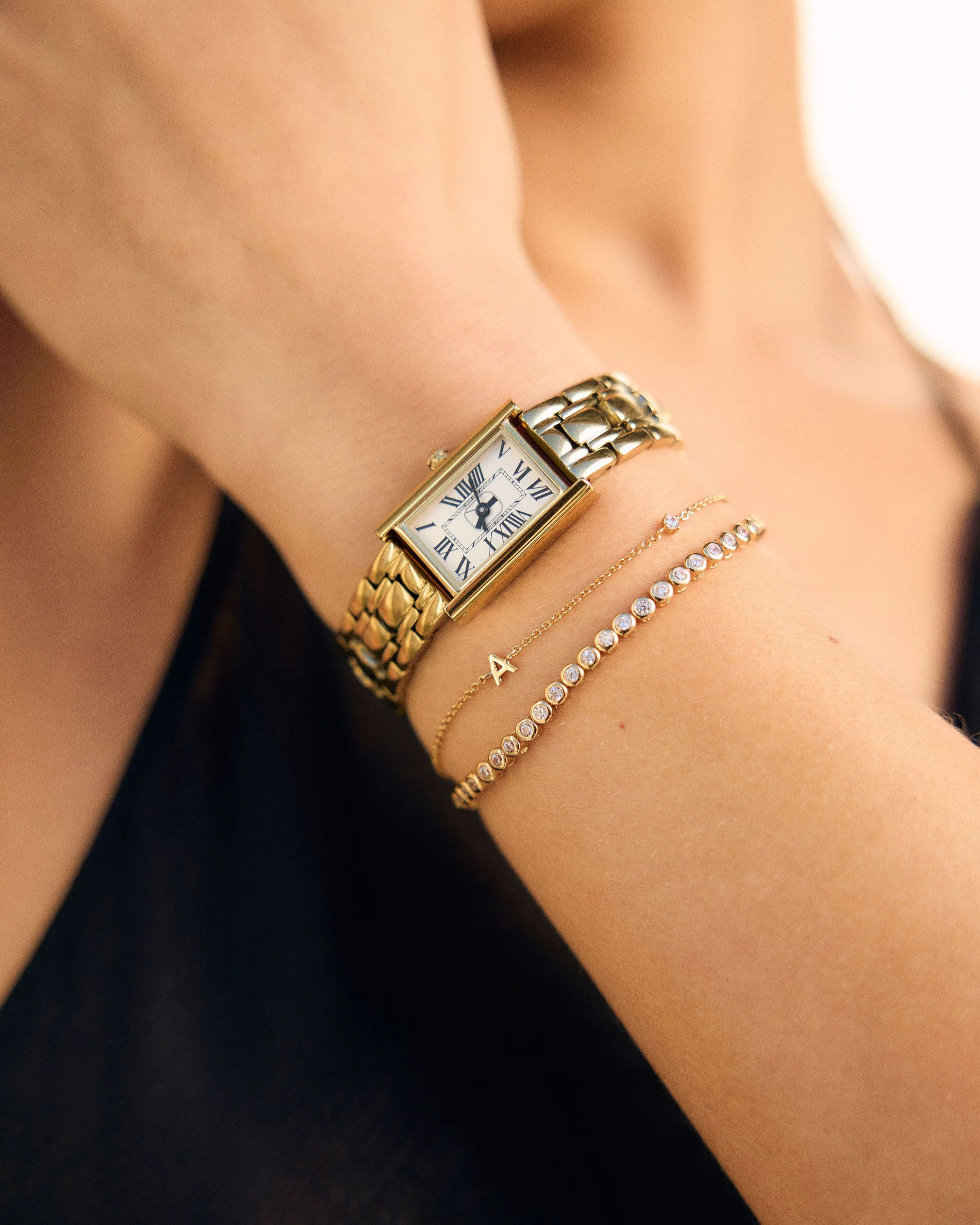 Petite Initial Bracelet - Image 3