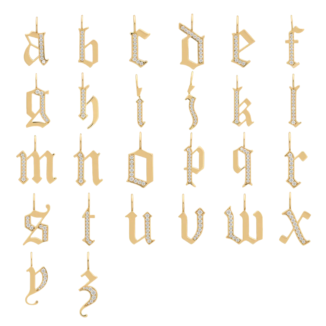 Roman Initial Pendant