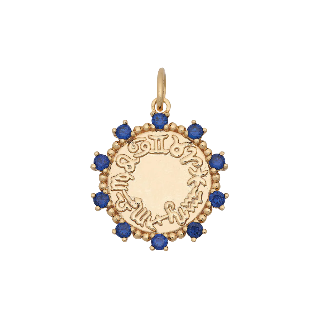 SYMBOLISM Cobalt Astrology Pendant