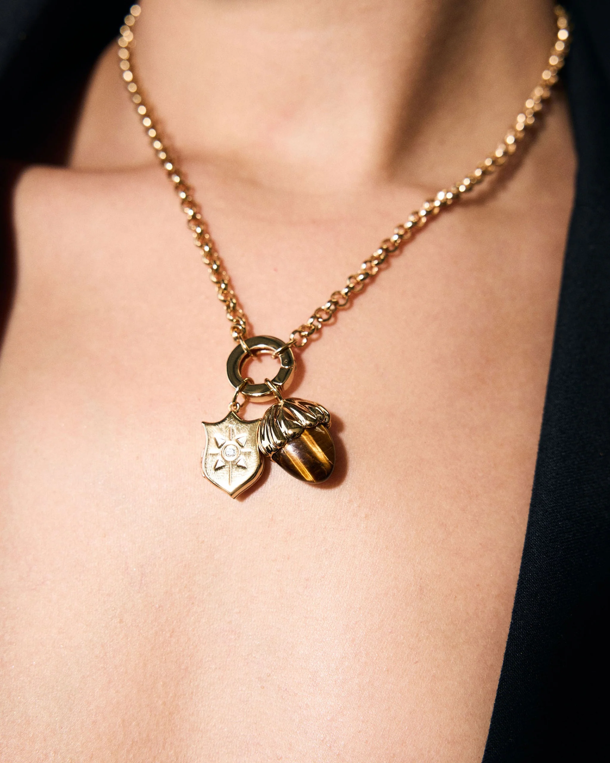 SYMBOLISM Shield Locket Pendant - Image 4