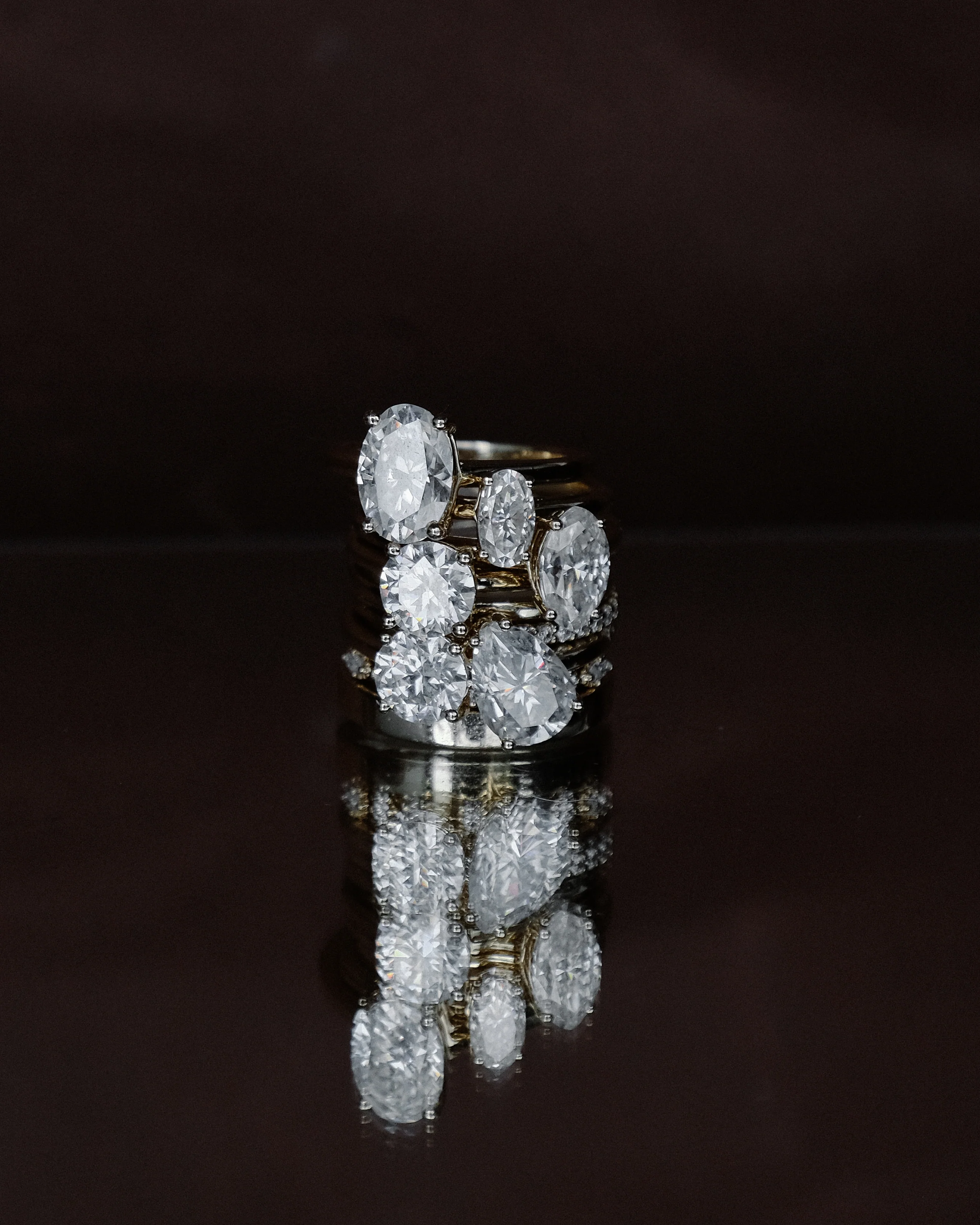 Toi Et Moi Moissanite Ring | 14k Solid Gold - Image 5